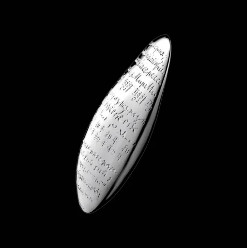 Silver-Plated Peace Paperweight