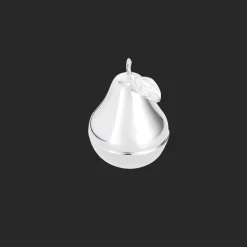 Silver-Plated Pear Trinket box