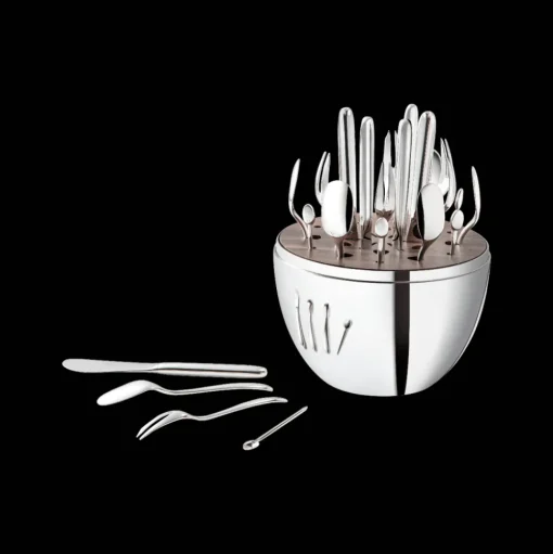 Silver-Plated 24-Piece Appetizer Set