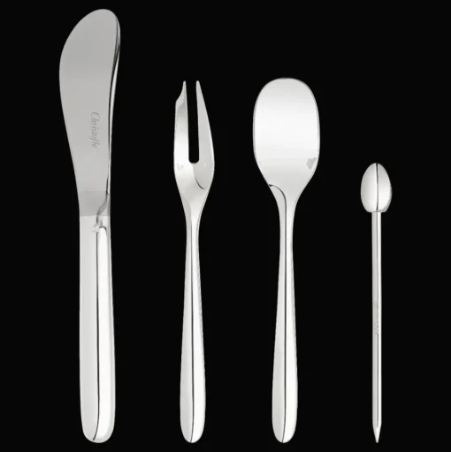 Silver-Plated 24-Piece Appetizer Set