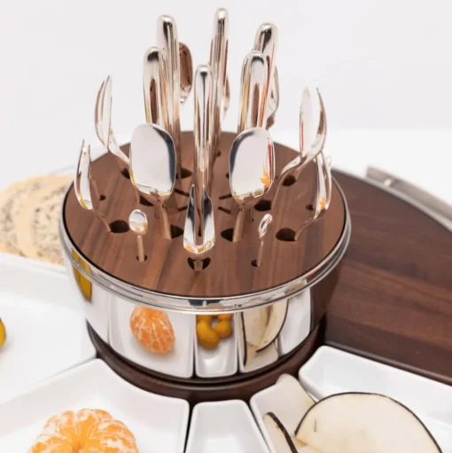 Silver-Plated 24-Piece Appetizer Set