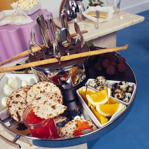 Silver-Plated 24-Piece Appetizer Set
