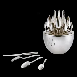 Silver-Plated 24-Piece Dessert Set