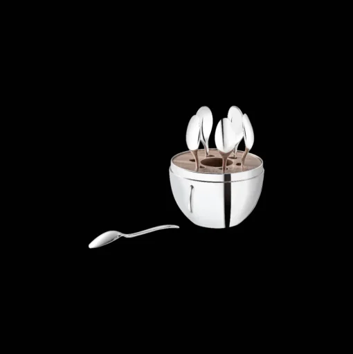 Silver-Plated 6-Piece Espresso Spoon Set