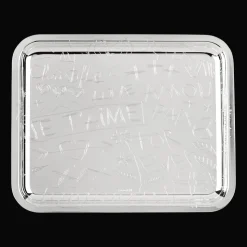 Silver-Plated Rectangular Tray - 8 X 6 in