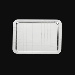 Silver-Plated Rectangular Tray - 8 x 12 in