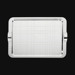 Silver-Plated Rectangular Tray - 18 x 13 in