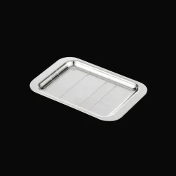 Silver-Plated Rectangular Tray - 4 x 6 in
