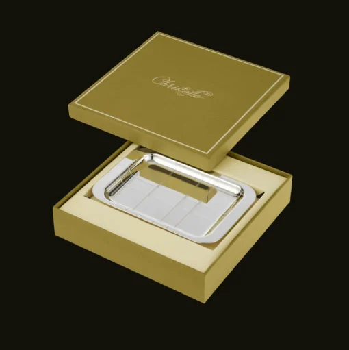 Silver-Plated Rectangular Tray - 4 x 6 in