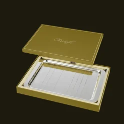 Silver-Plated Rectangular Tray - 8 x 12 in