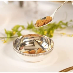 Silver-Plated Round Bowl, Small