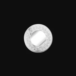 Silver-Plated Round with Frieze Trinket box