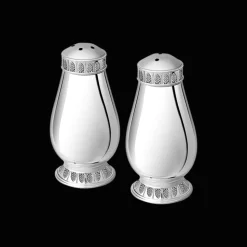 Silver-Plated Salt & Pepper Shaker Set