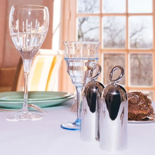 Silver-Plated Salt & Pepper Shaker Set
