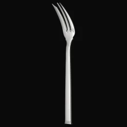 Silver-Plated Serving Fork