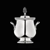 Silver-Plated Sugar Bowl with Lid