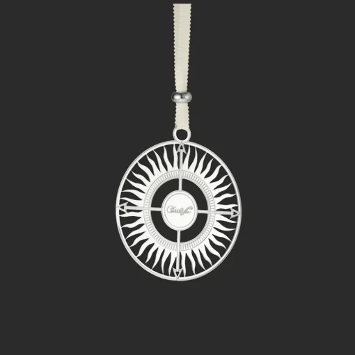 Silver-Plated Sun Ornament - 2023
