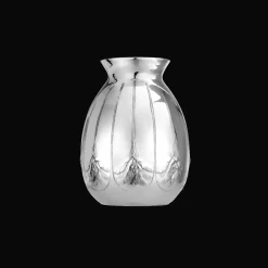 Silver-plated Sycomore Round Vase