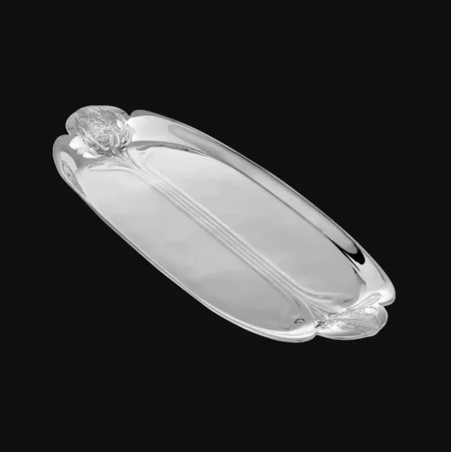 Silver-Plated Thistle Mail Tray 13 x 5 in