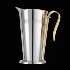 Silver-plated Water Pitcher with Gilded Handle