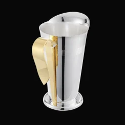 Silver-plated Water Pitcher with Gilded Handle