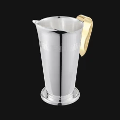 Silver-plated Water Pitcher with Gilded Handle