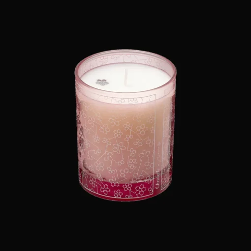 Small Candle with flower decoration