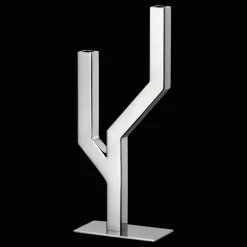 Stainless Steel Candelabra For Two Candles