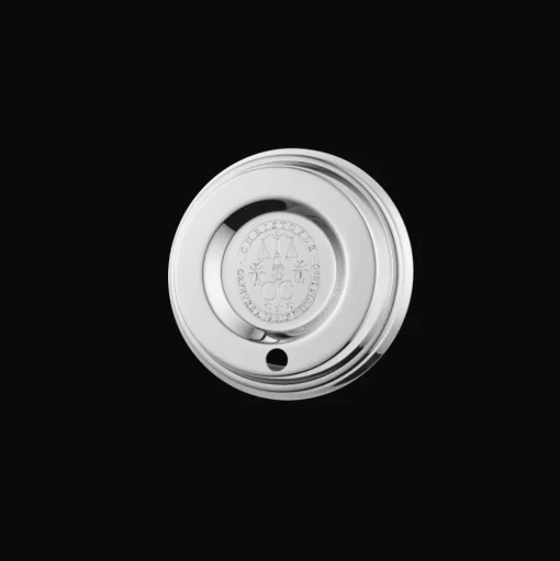 Stainless Steel Coffee Cup with Imperial Green Leather Grip