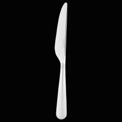 Stainless steel serrated blade dinner knife