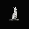 Standing Rabbit in Sterling Silver - Haute Orfèvrerie