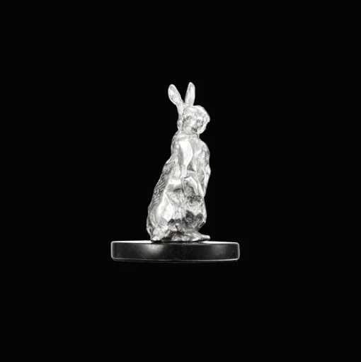 Standing Rabbit in Sterling Silver - Haute Orfèvrerie