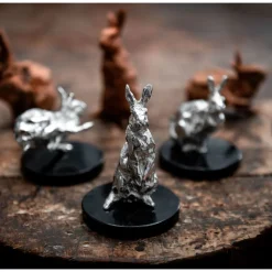 Standing Rabbit in Sterling Silver - Haute Orfèvrerie