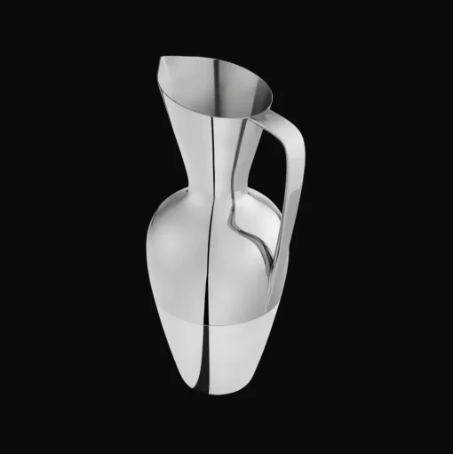 Steel Silver Base Water Pitcher