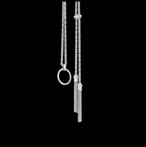 Sterling Silver Eyeglass Holder Long Necklace