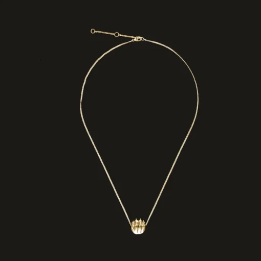 Sterling Silver Gilded 24 carats Pendant Necklace