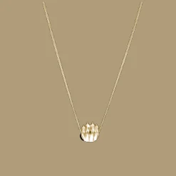 Sterling Silver Gilded 24 carats Pendant Necklace