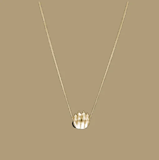 Sterling Silver Gilded 24 carats Pendant Necklace