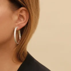 Sterling Silver Hoop Earrings