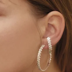 Sterling Silver Hoop Earrings