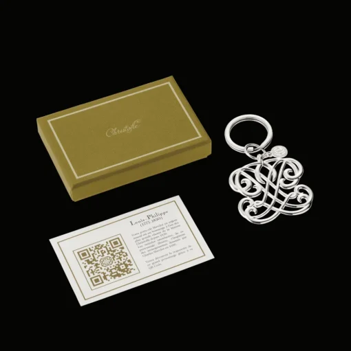 Sterling Silver Key Chain LP - Louis Philippe