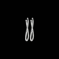 Sterling Silver Large Hoop Earrings