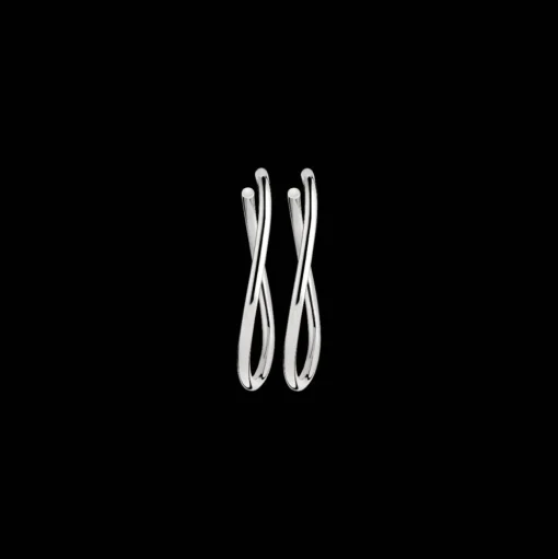 Sterling Silver Large Hoop Earrings