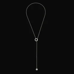 Sterling Silver Lariat Necklace