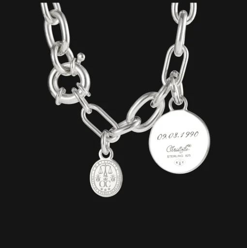 Sterling Silver Medal - Ondulations
