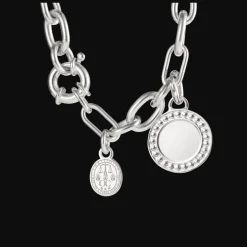 Sterling Silver Medal - Perles