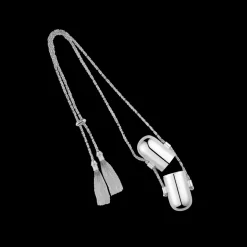 Sterling Silver Necklace Lipstick Box