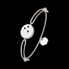 Sterling Silver Round Cord Bracelet