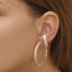 Sterling Silver T Bar Ear Cuff