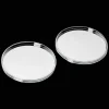 Two Silver-Plated Coasters